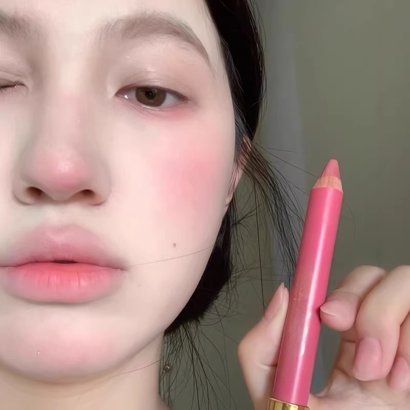 Jaden Jaden Cùng Phong Cách Hai Đầu Bút Blush Hai Màu Bút Đường Viền Bút Đa Năng Dính 2025 Phong Các