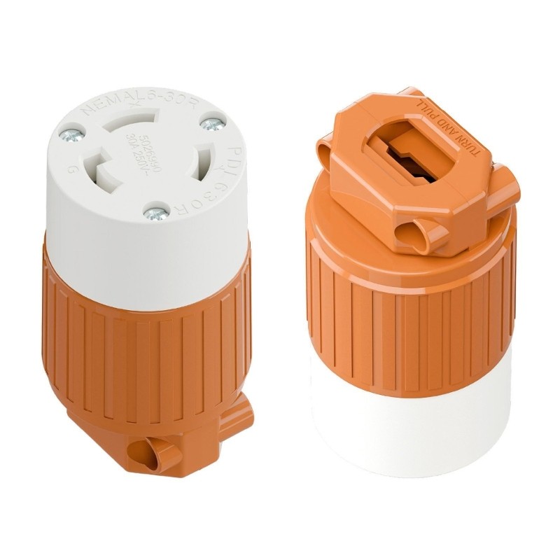 QJ Công Nghiệp 30A 250V L6 30R Ổ Cắm Điện L6 30R Khóa Phích Cắm Đầu Nối Nguồn