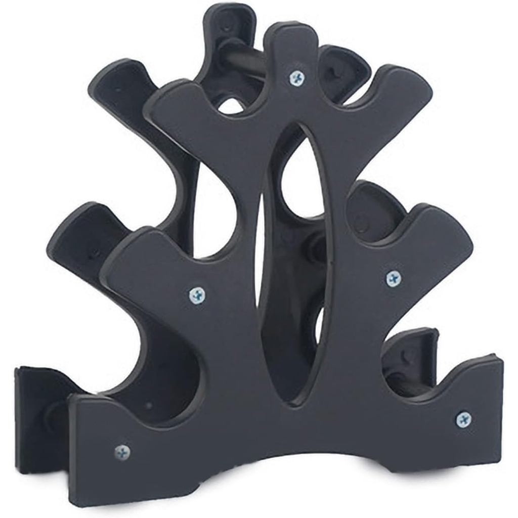 Giá đỡ tạ đa tầng hình tam giác với vít cố định - Phù hợp tập luyện tại nhà (Kích thước: 9,06 x 8,86