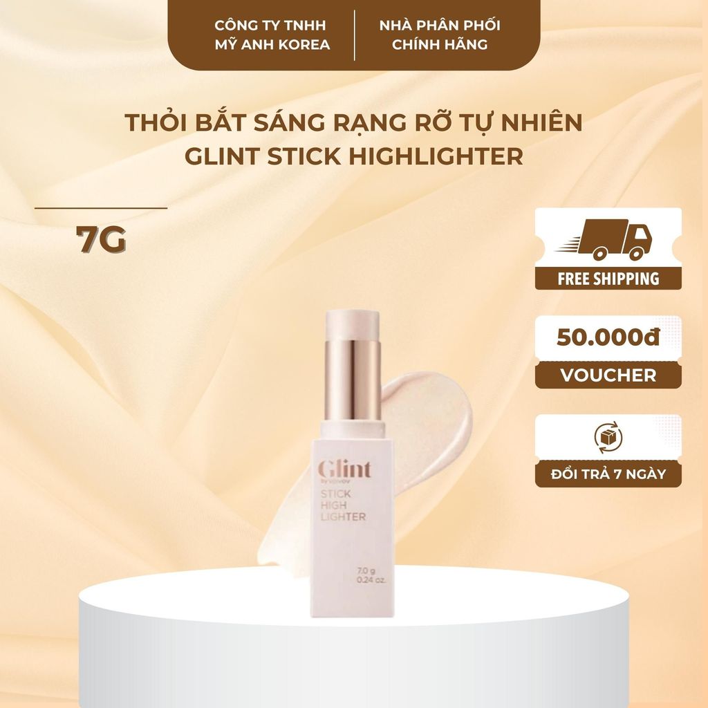Glint Kem Bắt Sáng Glint Liquid Highlighter Dạng Thỏi Mềm Mịn 7g Hiệu Ứng Bắt Sáng Tự Nhiên