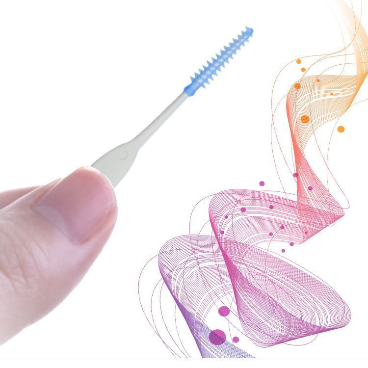 New Product#Japanese Imported Chimeiya Silicone Interdental Brush Orthodontic Gap Brush Teeth Cleani