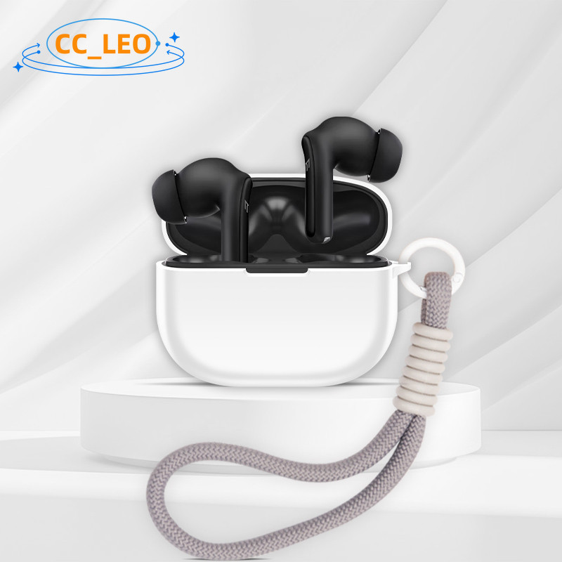 Case for 1MORE Q21 Cute Lanyard Pendant Silicone Soft Case Suitable for 1MORE Q21 Shockproof Shell P