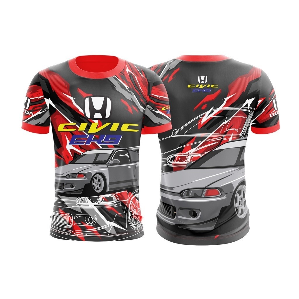 Áo thun thời trang áo thun mát mẻ baju honda civic ek9