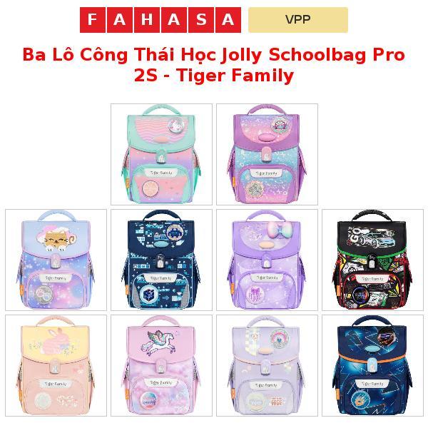 Ba Lô Công Thái Học Jolly Schoolbag Pro 2S - Tiger Family