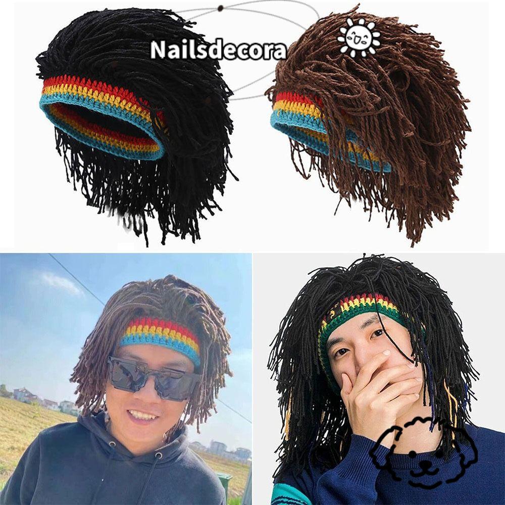 NAILS Tóc Giả Dreadlocks và Braids Hip-Hop Reggae - Màu Đen/Nâu, Sợi Châu Phi