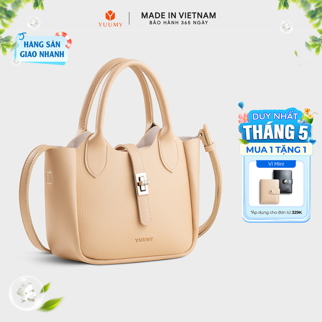 Túi Yuumy (Thời trang nữ phối quai xách - Túi xách da Bergen YTX78) Bagsmart