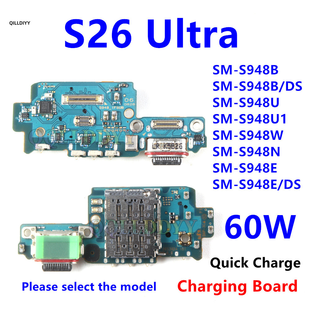 Cáp Mềm Cổng Sạc USB 60W Cho Samsung Galaxy S26 Ultra SM-S948B / DS S948E S948U S948N Đế Sạc Kết Nối