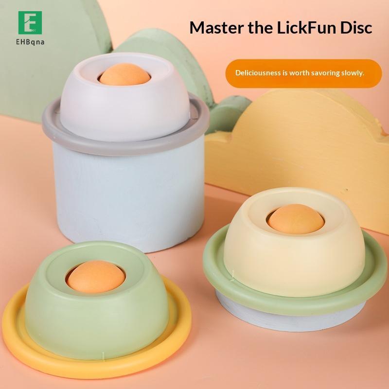 [EHB-t] Pet Li Mat Sữa Chua Liing Plate Ăn Chậm Cho Chó Mèo - Bát Sna Tương Tác Thúc Đẩy Sức Khỏe Nh