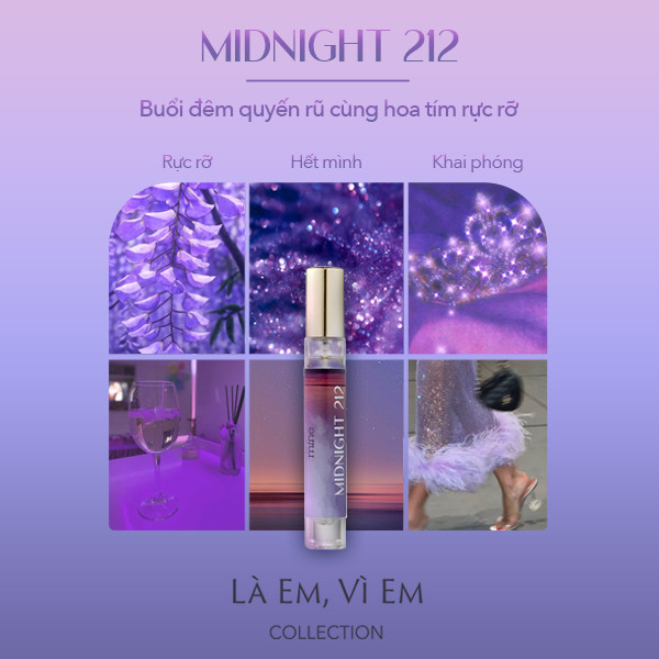 Nước Hoa Mine Midnight 212 Hương Thơm Quyến Rũ Và Ngọt Ngào Ấm Áp 9ml | BigBuy360 - bigbuy360.vn