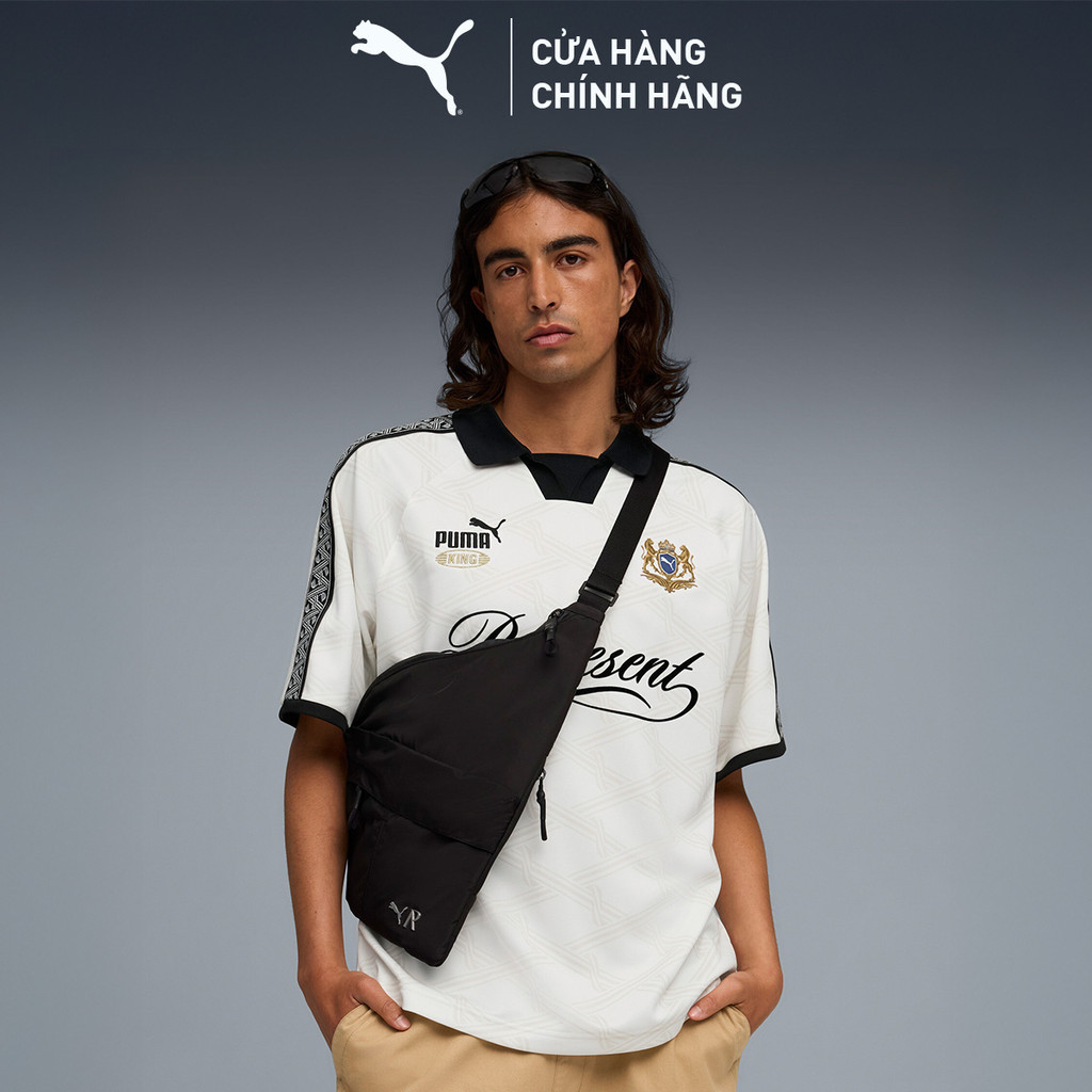 Túi Đeo Chéo Thời Trang PUMA Unisex x REPRESENT Sling Bag Black Màu Đen