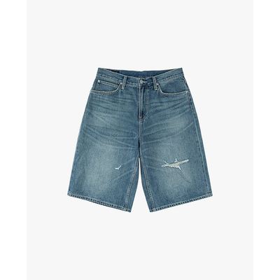 LEE - Quần short jeans nam wash bạc_LMB012546101291-A09947
