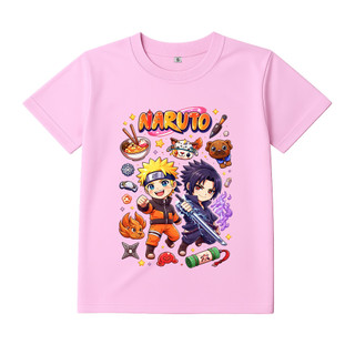 Áo Thun Trẻ Em NARUTO CHIBI, Chất Poly Thái , Có Size Lớn Từ 7-95kg, Nhiều Màu Áo, Size To Nhắn Shop, ANAMKIDS