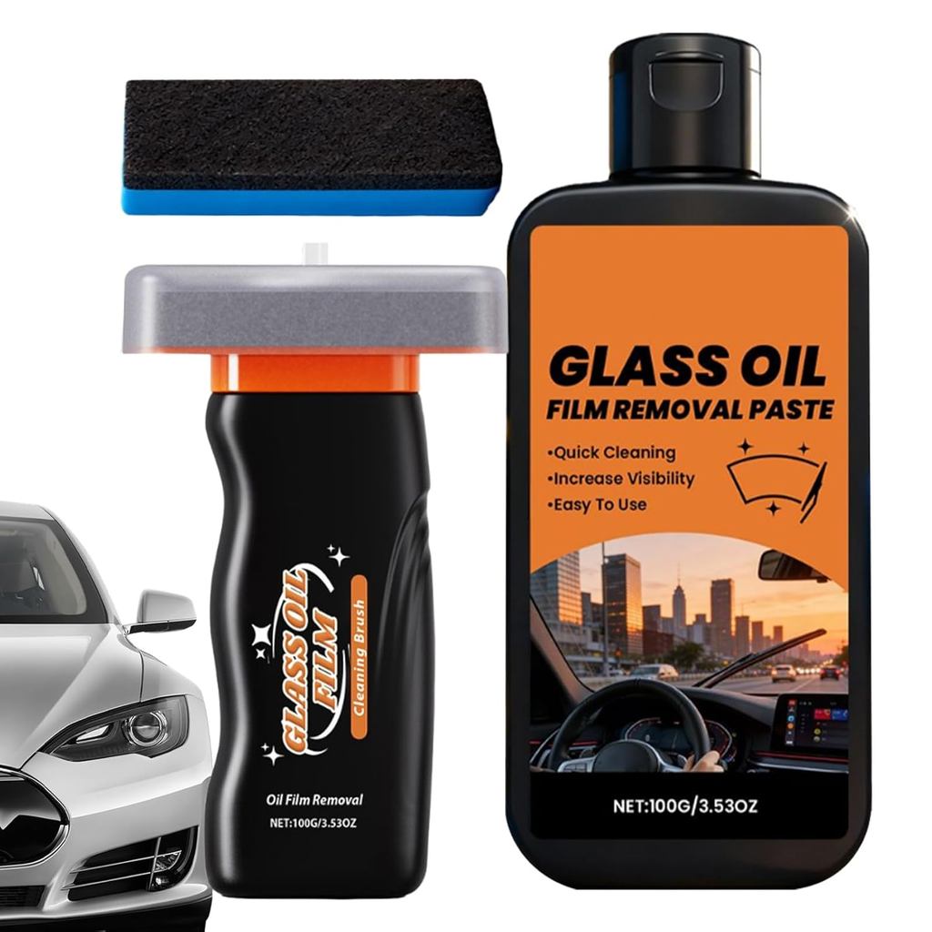 Máy làm sạch màng cửa sổ ô tô, Bàn chải làm sạch chống sương mù 120ml-Bộ lọc đèn-Thích hợp cho gương
