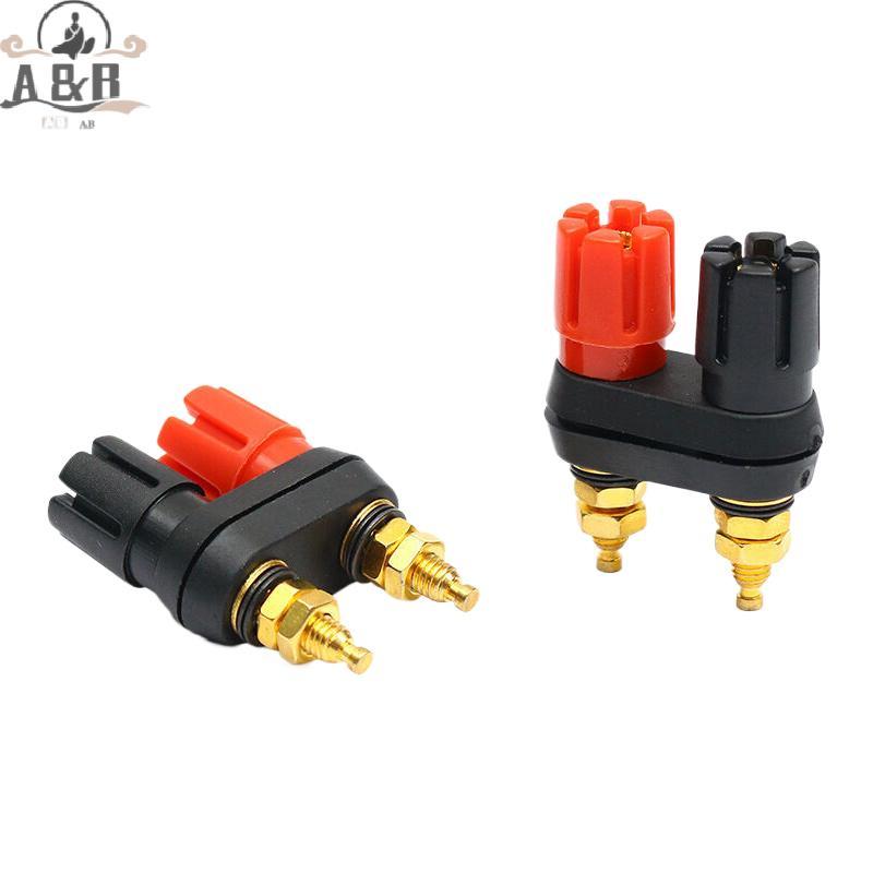 [A & B Dec] Loa Banana Plug Terminal Connector Banana Ổ cắm chuối Dual Female Banana Plug cho bộ khu