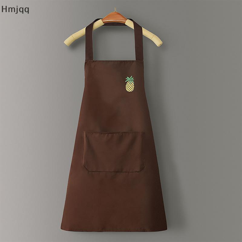 Hmjqq Kitchen Waterproof Apron Chef Work Apron BBQ Restaurant Bar Shop Cafe Painting Bib Nail Studio