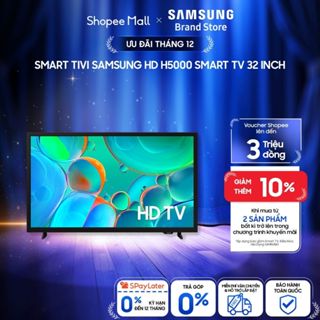   MIỄN PHÍ VẬN CHUYỂN  Smart Tivi Samsung HD H5000 Smart TV 32 Inch 