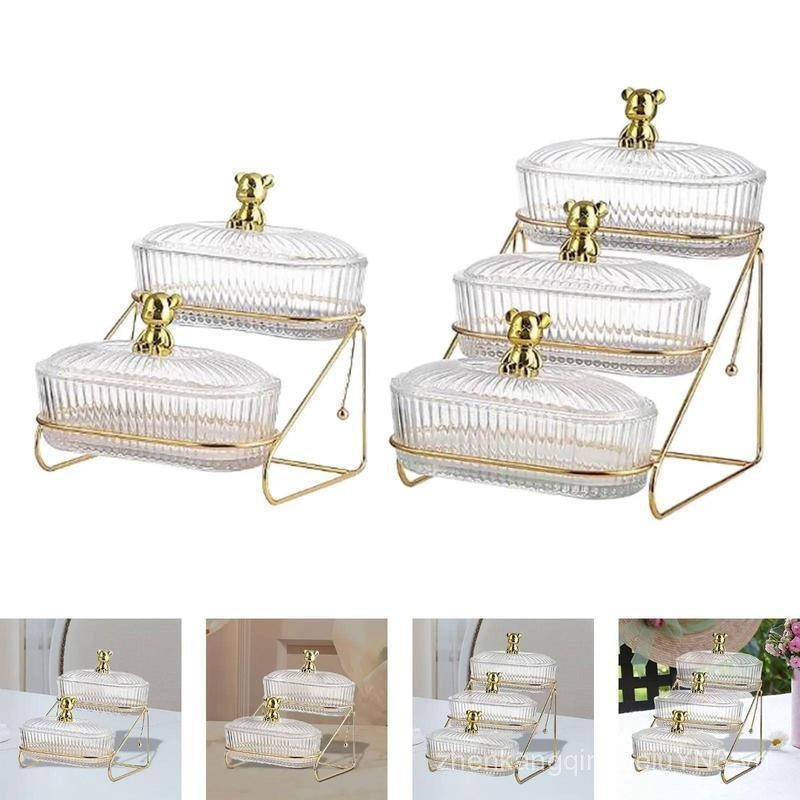 Đĩa Salad trái cây sấy khô, trong suốt, Hộp đựng đồ trang trí nhà cửa, Đĩa ăn nhẹ hạt, Kẹo, Món khai