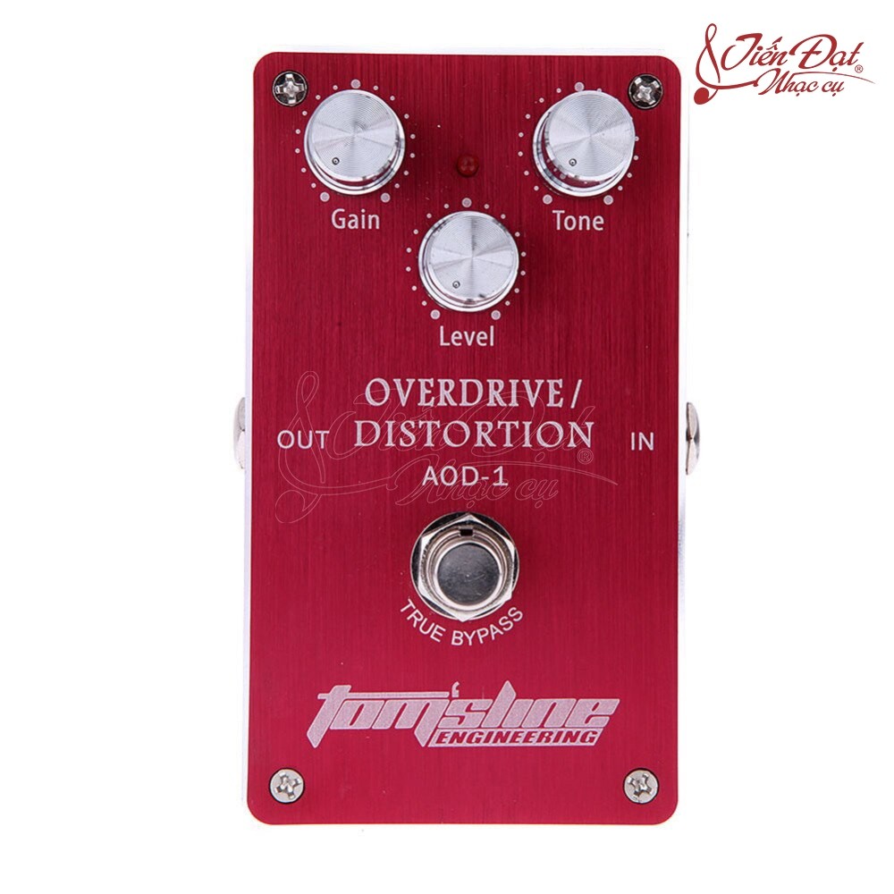 Bàn Đạp Hiệu Ứng Guitar, Pedal Effect Tom'sline Fuzz/Phơ Đàn Guitar Overdrive/Distortion AOD-1