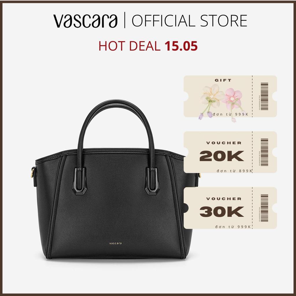 [Voucher 30K | 15.05] Vascara Túi Xách Monotone Nhấn Chân Quai - TOT 0199