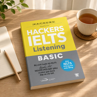 Sách - Hackers Ielts Basic Listening - Dành cho band 3.0-5.5 - Kèm lời giải chi tiết (Gamma Books)
