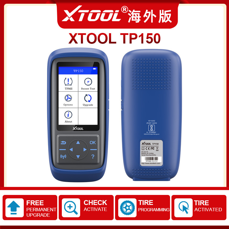 XTOOL Langren Phiên bản nước ngoài TP150 / TS100 TPMS Lập trình cảm biến áp suất lốp Đọc kích hoạt c