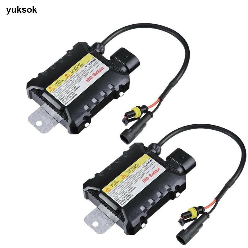 2 Chiếc HID Ballast Thay Thế Slim Xenon Đèn Ballast Bộ Xe Hơi, Cho H1 H4 9006