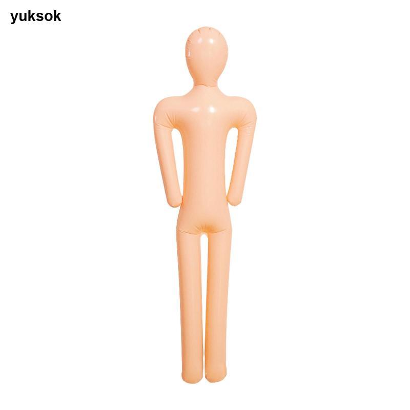 Màn hình kích thước bơm hơi Mannequin bơm hơi Mô hình cơ thể con người để trang điểm