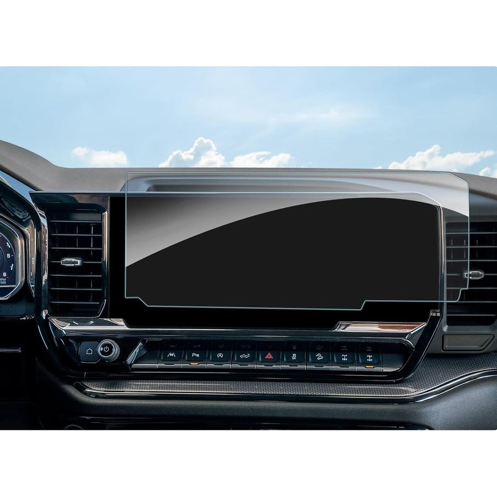 SHAOHAO 2025 2026 Chevy Silverado 1500 Tấm Bảo Vệ Màn Hình Mờ Cho 2022-2024 2025 2026 Chevy Silverad