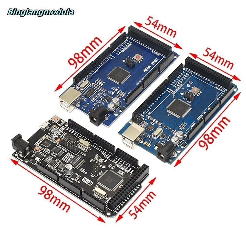 Mega2560 ATMEGA16U2 / Pro Mini MEGA 2560 Mega + WiFi R3 ATmega2560 CH340G Chip Cho Arduino UNO R3 Ba