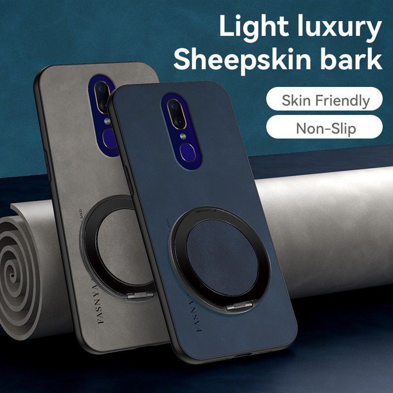 Ốp lưng OPPO F11 PCEM00 PCAM10 CPH1913 CPH1911 CPH1938 A9 F11 A9X Vỏ kim loại xoay giá đỡ từ tính bả