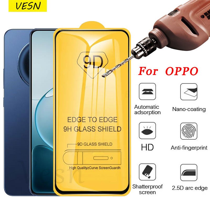 9D Full Kính cường lực Cho OPPO A6 GT A6x A5 Energy A5x A5i A3 A3x A2 A2x A1 A1x Pro Max 4G 5G 2025
