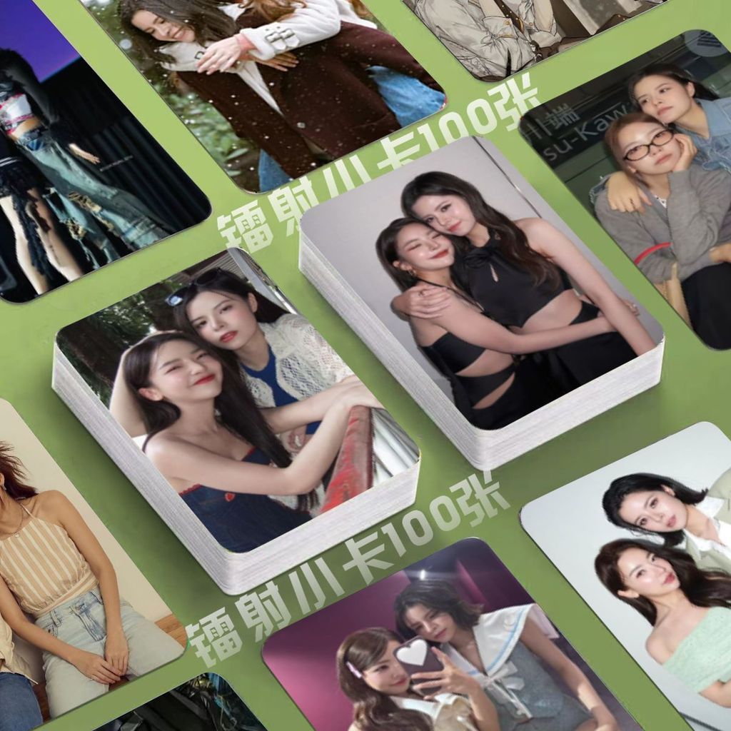 FayMay Laser Photocard Thái Ngôi Sao Ảnh Stubborn Tình Yêu 10cm Góc Tròn lomo Thẻ diy Bưu Thiếp QZ25