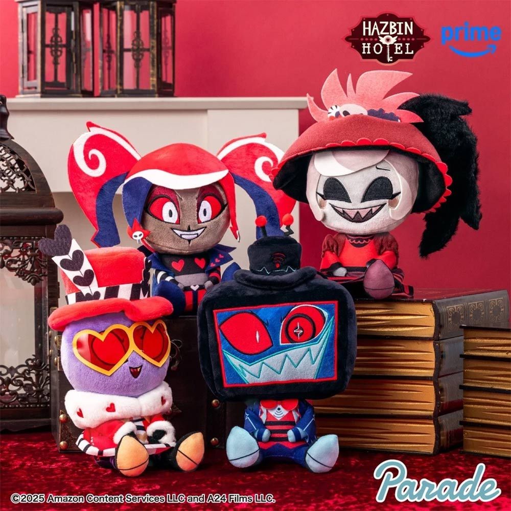 Hazbin Hotel Vox Plushie Doll New Hazbin Hotel Plush Teddy Bear Doll for Boy and Girl Soft Pillow Do