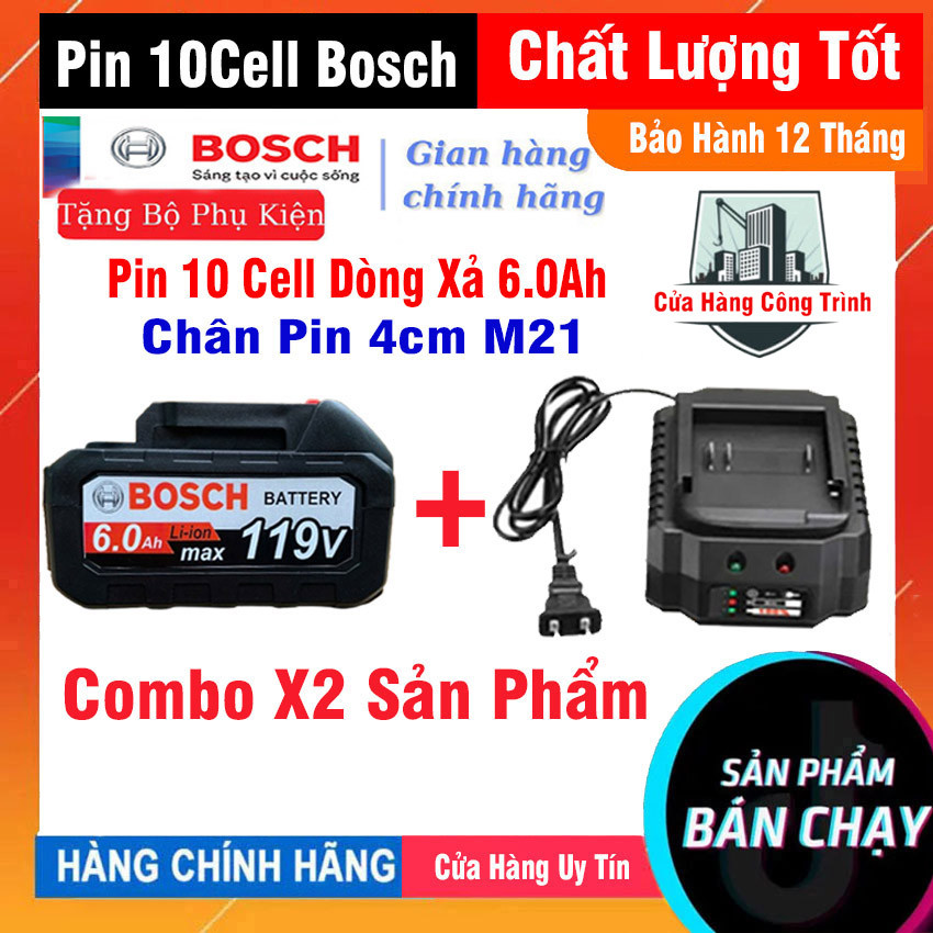 PIN 10 CELL BOSCH 4CM  ĐẾ SẠC PIN 10 CELL DÙNG CHO CÁC LOẠI MÁY KHOAN ,BULONG , CHUYÊN VÍT , MÁY MÀI