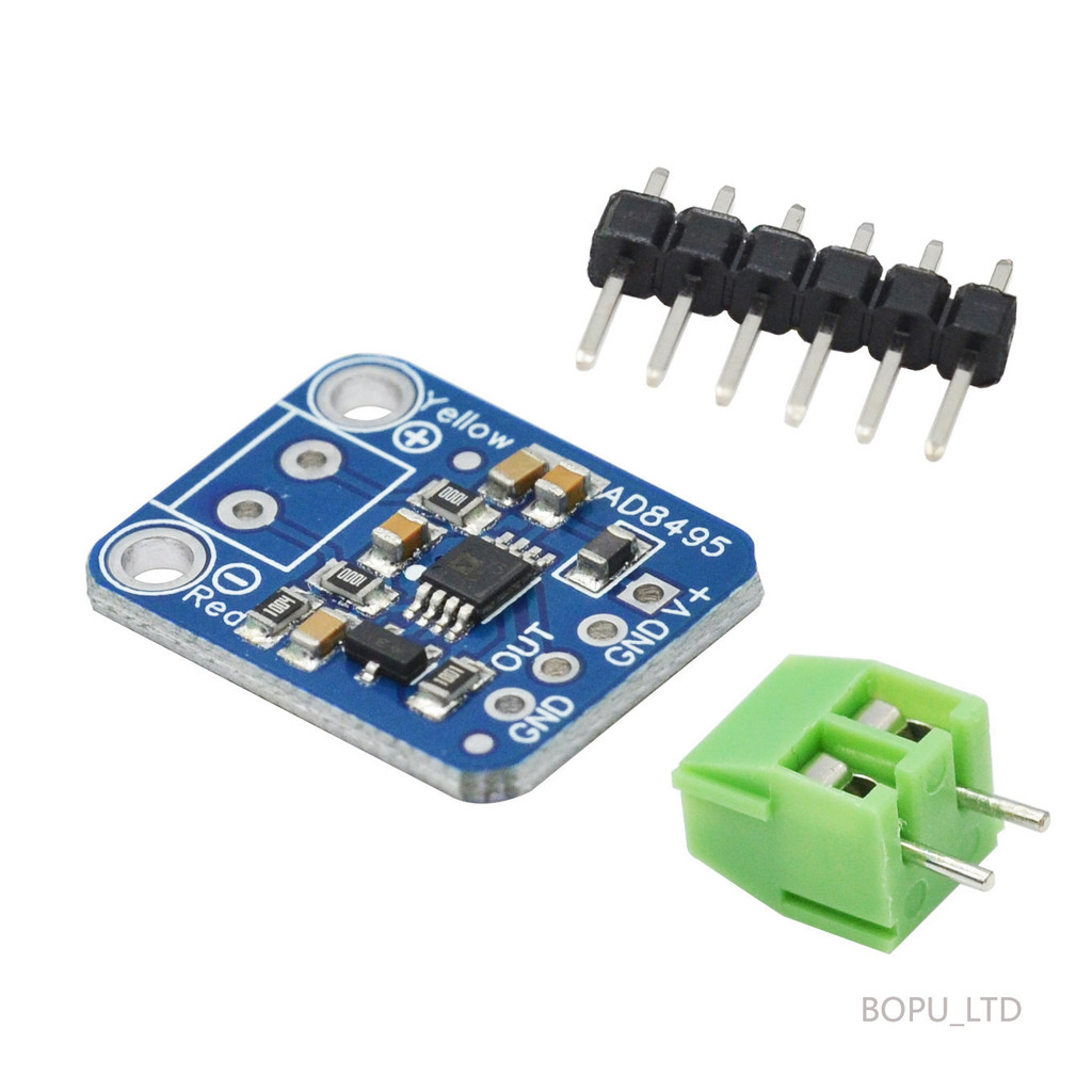 Mô-đun khuếch đại AD8495 Bộ khuếch đại cặp nhiệt điện loại K đầu ra tương tự -AD8495 Đột phá chất lư