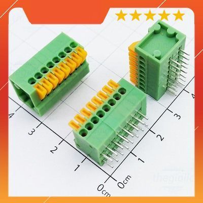 [2 Cái]- KF141-2.54-8-R Terminal Block 8 Tiếp Điểm Cắm Dây Ngang 2.54mm 150V 2A