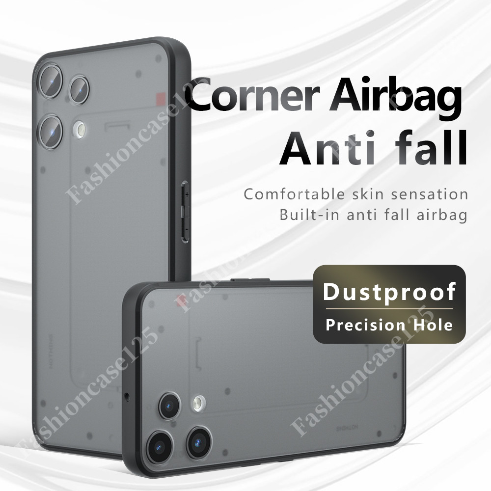 Nothing Phone (3a) Lite Case For Nothing Phone (3a) Lite 5G Vỏ điện thoại Matte Clear Back Cover Tro