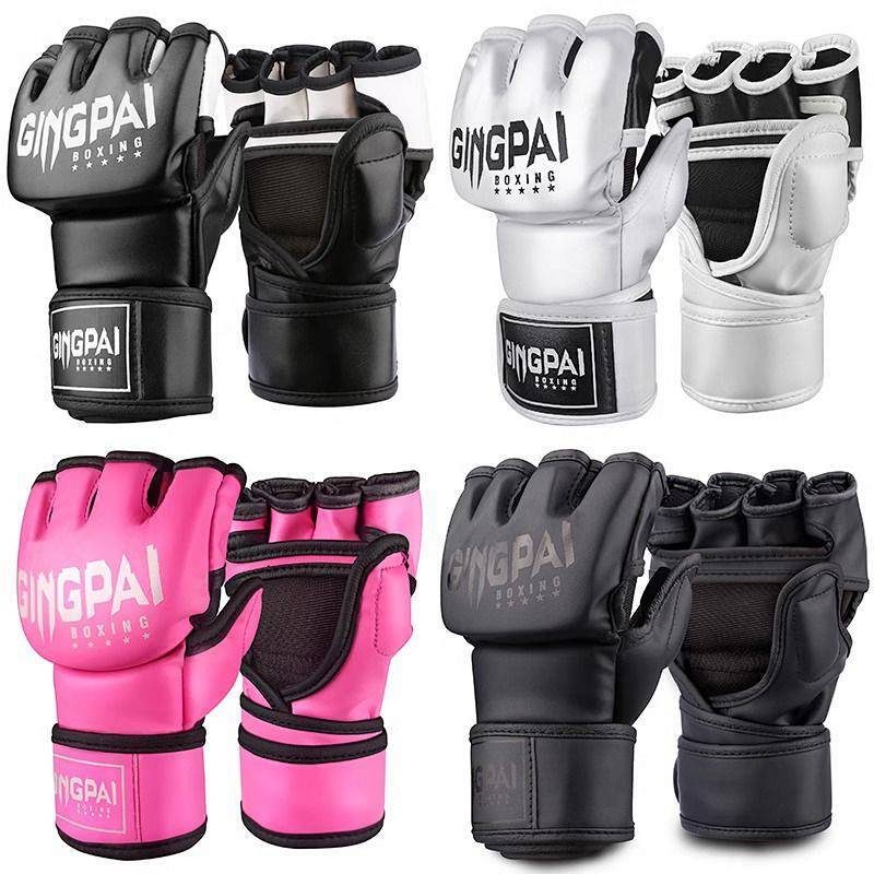 Half Finger Boxing Gloves Adult Boxing Glove Finger MMA Boxing Gloves Men and Women Muay Thai Sandba