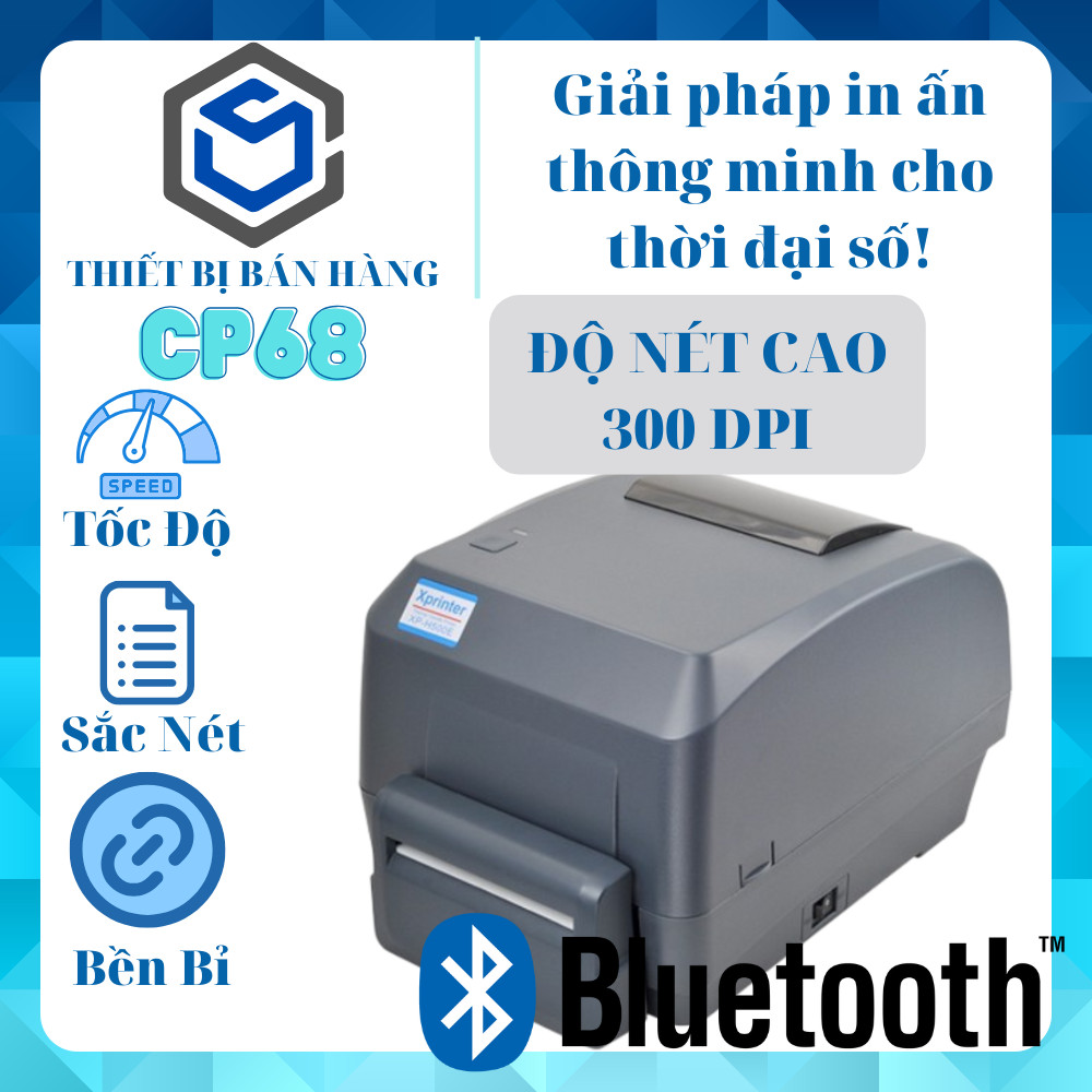 Máy In Mã Vạch XPRINTER XP-H500E, ĐỘ PHÂN GIẢI 300DPI
