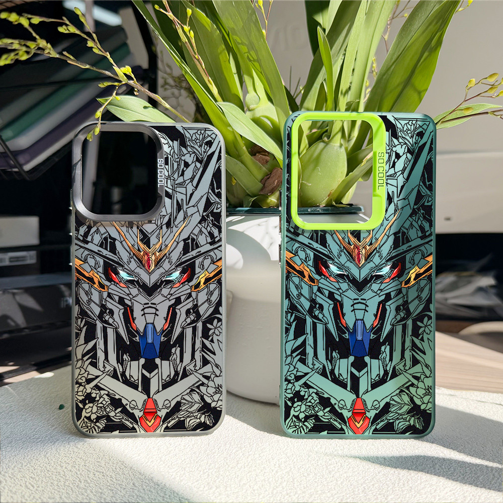 Oppo A6 Pro A5 Reno14 F 13F 12F Reno 15 Realme 15 / 14 GT 7 Pro Gundam Mobile the Suit Micro Frosted