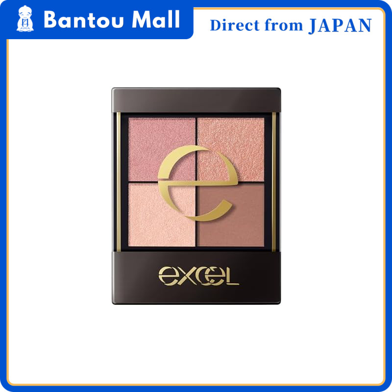 excel Real Clothes Shadow CX08 Quartz Ring Quad Eyeshadow Palette- Direct from JAPAN
