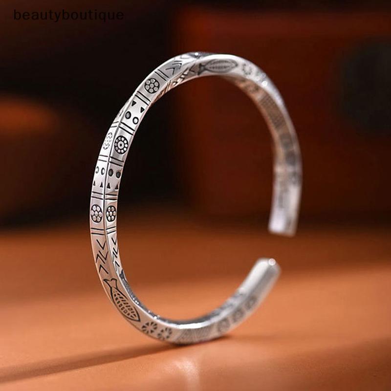 Beautyboutique] Vòng Tay Vintage Cho Nam Nữ Mobius Xoắn Vòng Tay Unisex Casual Pulseira Gents Trang 