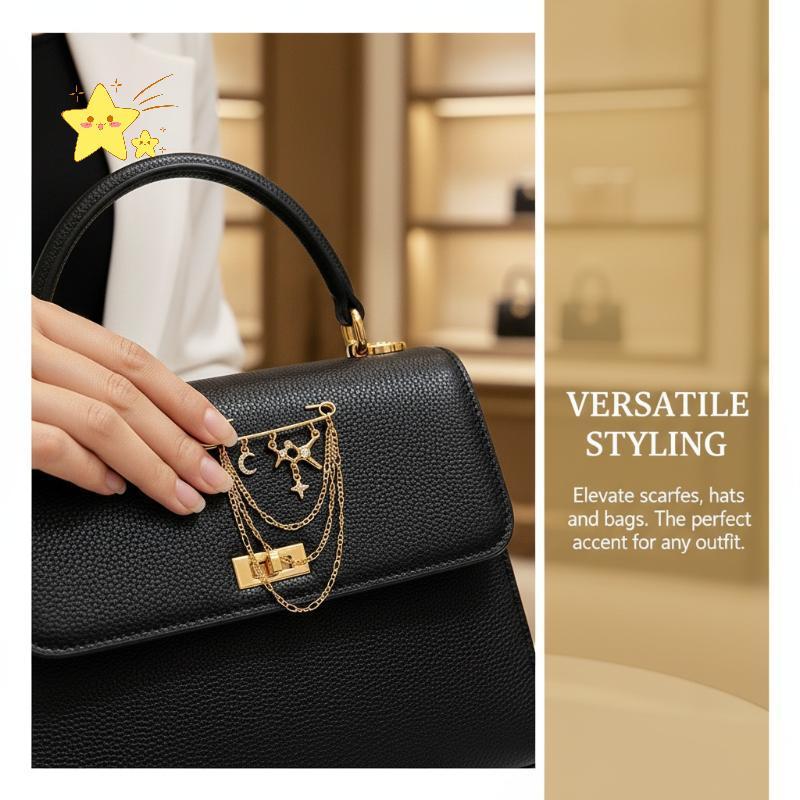 [JBTH] Pin Trâm Cài Ngôi Sao Vintage Cho Nữ Thắt Lưng Thắt Lưng sel Pin An Toàn Thích Hợp Cho Trang 