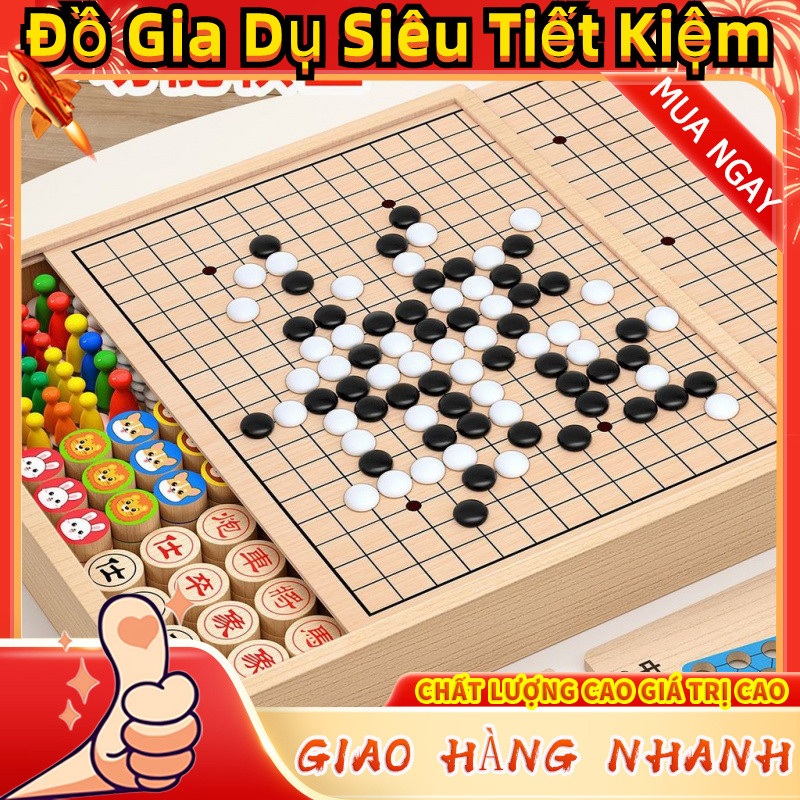 Gobang Cờ Vua Bay Cờ Vua Cờ Vua Phiên Bản Trẻ Em Đa Năng Cờ Tướng Tất Cả Trong Một Cờ Vua Đồ Chơi Gi