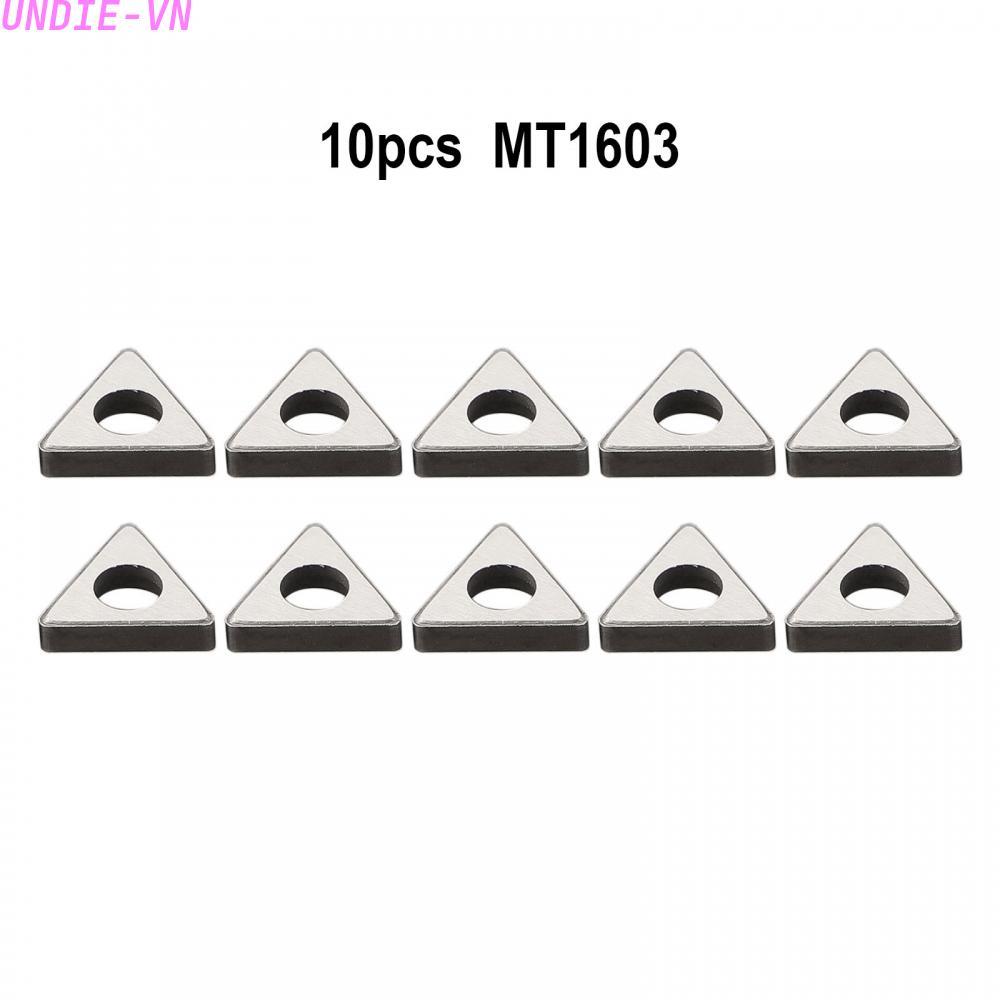 UNDIE❤️10PCS Tungsten Steel  MT1603 MT2204 Turning Tool Holder Carbide Inserts Shims