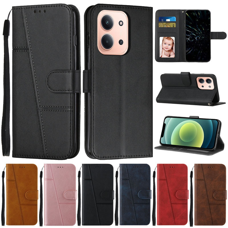 Dành Cho Xiaomi Redmi 15C Ốp Lưng Redmi 15c 171mm Ví Lật Sách Dành Cho Xiaomi Redmi 15C 5G 4G 171mm 