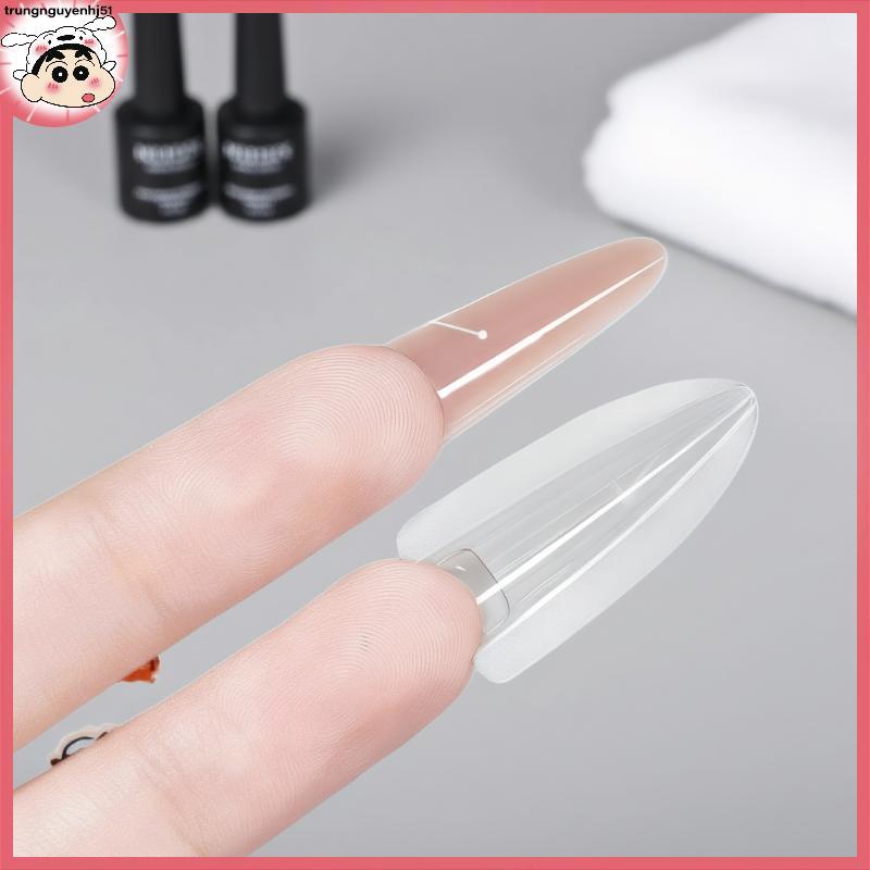 [Tài 12 giờ] 240 pcs 15-size Sandwich Dual Nail forms For coffin & Almond extensions VN