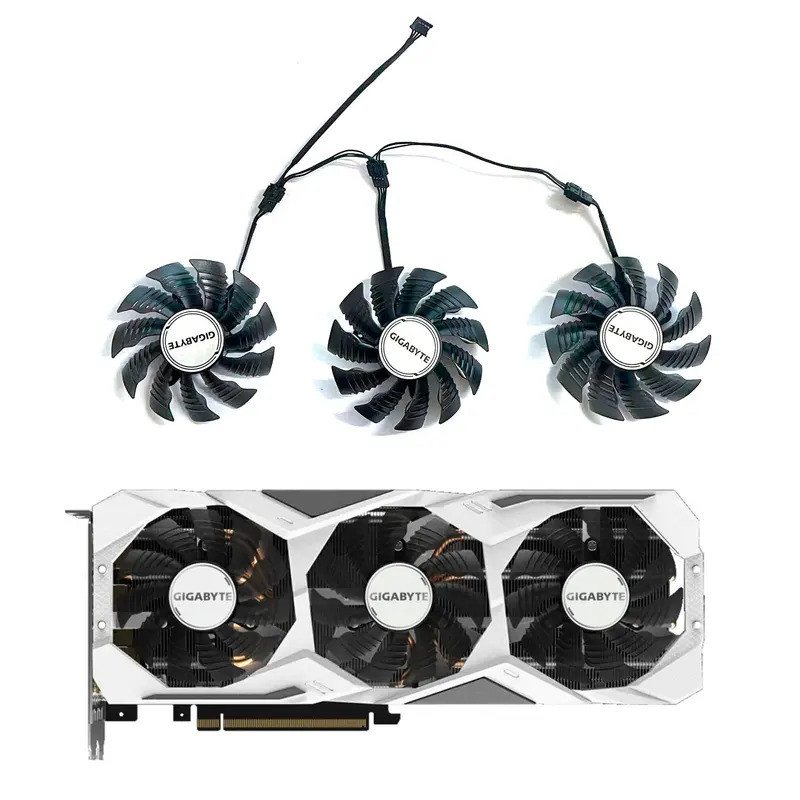 82MM 4PIN T128015SU RTX2080 SUPER GPU quạt cho card đồ họa chơi game Gigabyte GeForce RTX 2070 2080 