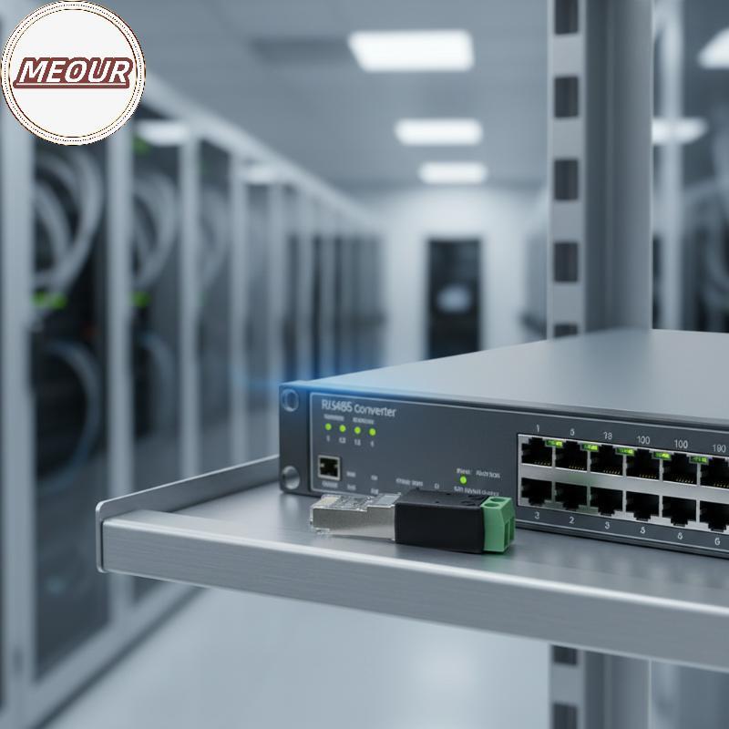 Bộ chuyển đổi áo thiết bị đầu cuối Meour RJ45 sang RS485 với đầu RJ45 pha lê 8P8C để kiểm tra băng g