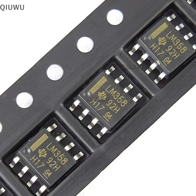 QIUWU 10 Cái lm358dr smd khuếch đại hoạt động kép khuếch đại sop8 lm358 .